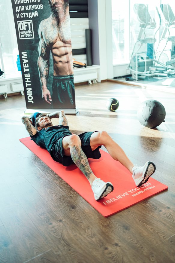 Мяч тренировочный (медицинбол) с хватами, 6 кг