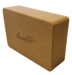 Блок для йоги, пробковый AeroFit AFBL02