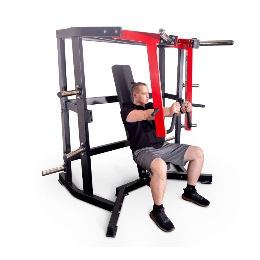 Широкий грудной жим на свободных весах Protrain PP107