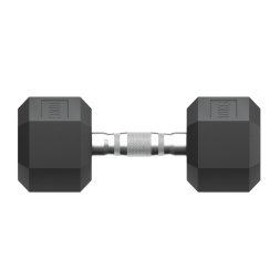 Гантель гексагональная UNIX Fit обрезиненная 10 кг, 2 шт.