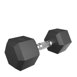 Гантель гексагональная UNIX Fit обрезиненная 10 кг, 2 шт.