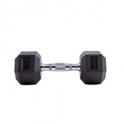Гексагональные гантели LIVEPRO Hex Dumbbell 12,5 кг, пара, черный