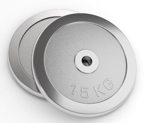 Диск хромированный Unix Fit 15 кг / 25 мм