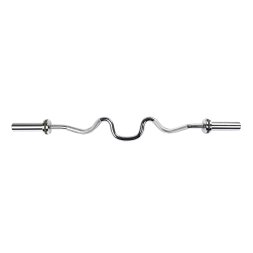 Гриф для штанги EZ-образный (до 150 кг, замки-пружины) D50 мм PROFI-FIT