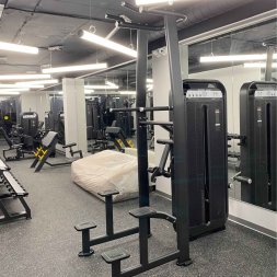 E7009 Турник, брусья с противовесом. Стек 110 кг