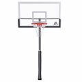 Усиленная баскетбольная стационарная стойка DFC ING 54&amp;quot; / закаленное стекло