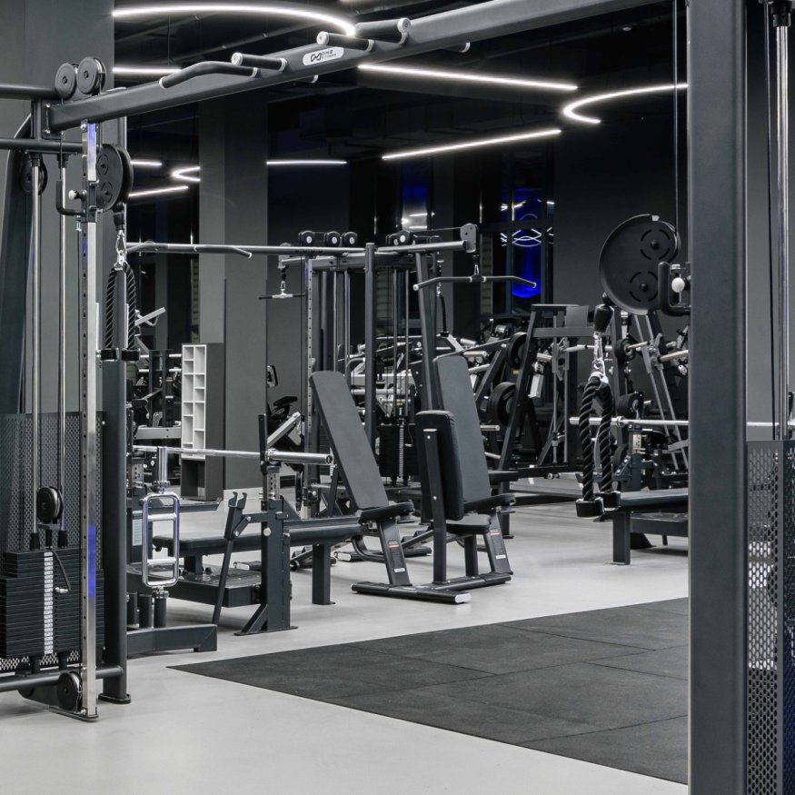 Гибкая тяга (канат) для трицепса с металлическими концами PROFI-FIT-RT-005