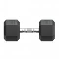 Гантель гексагональная UNIX Fit обрезиненная 15 кг, 2 шт.