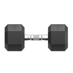 Гантель гексагональная UNIX Fit обрезиненная 15 кг, 2 шт.