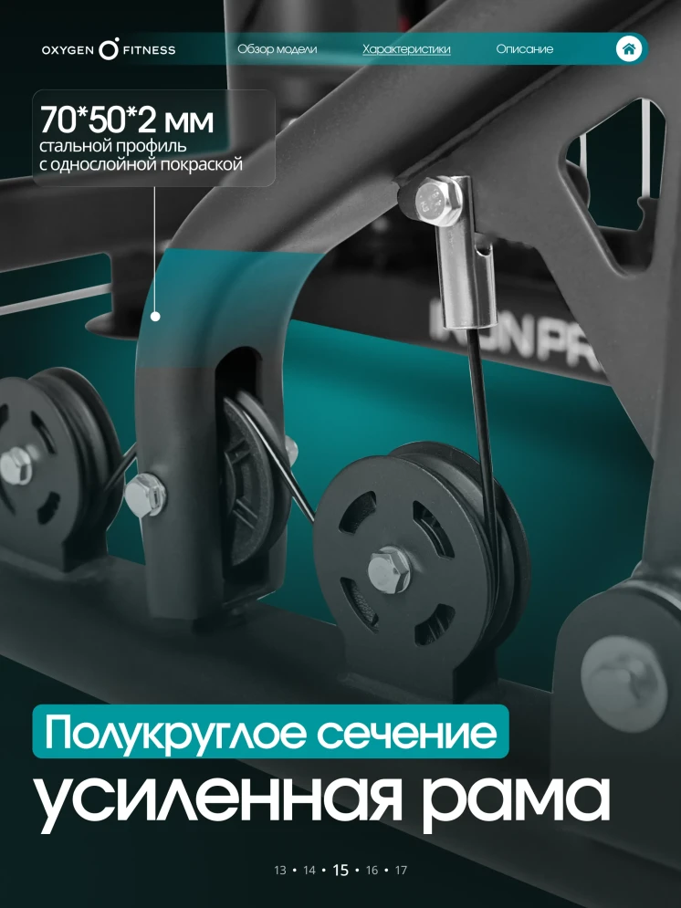 Силовой комплекс полукоммерческий Oxygen Fitness Iron