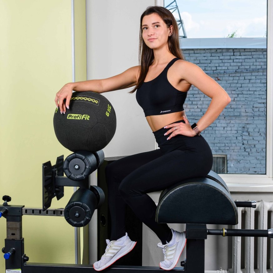 Медицинбол набивной кевларовый (Kevlar Wallball) PROFI-FIT 6 кг