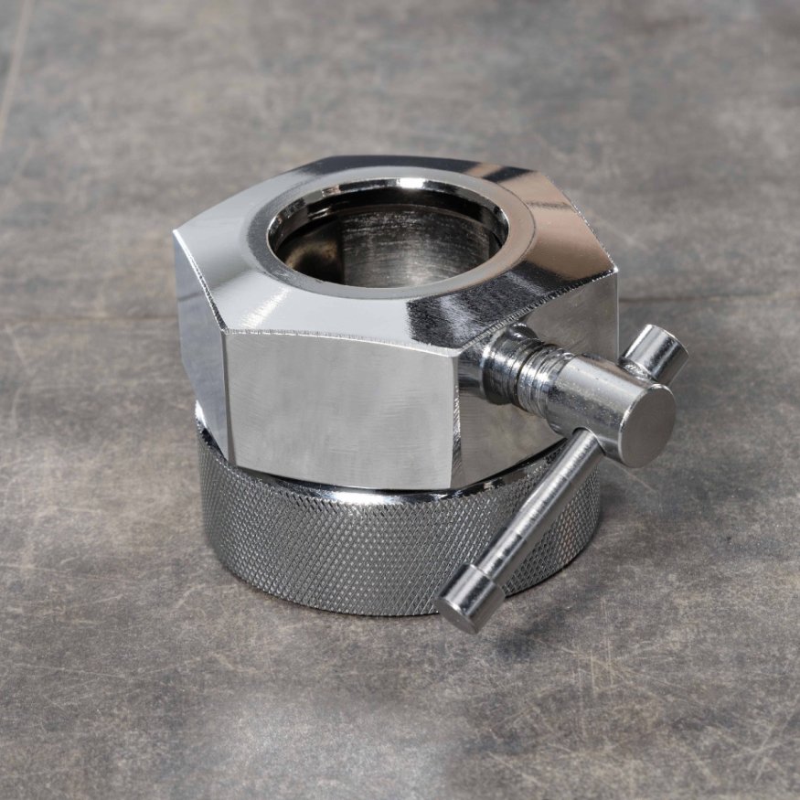 Замок для грифа D50 мм со стопором Премиум (1 шт) PROFI-FIT 2,5 кг