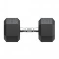 Гантель гексагональная UNIX Fit обрезиненная 17,5 кг, 2 шт.