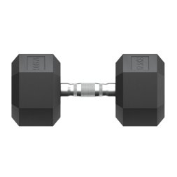 Гантель гексагональная UNIX Fit обрезиненная 17,5 кг, 2 шт.