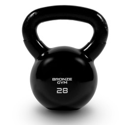 Гиря BRONZE GYM в виниловой оболочке 28 кг