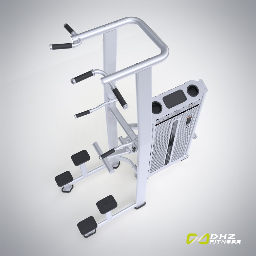 E7009A Турник, брусья с противовесом. Стек 110 кг