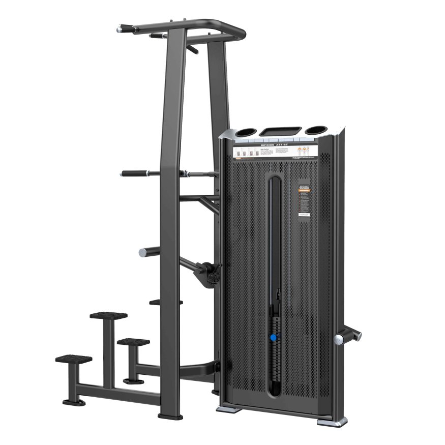 E7009A Турник, брусья с противовесом. Стек 110 кг