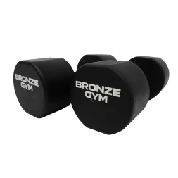 Набор термополиуретановых гантелей BRONZE GYM, 1-10 кг - 10 пар, шаг 1 кг