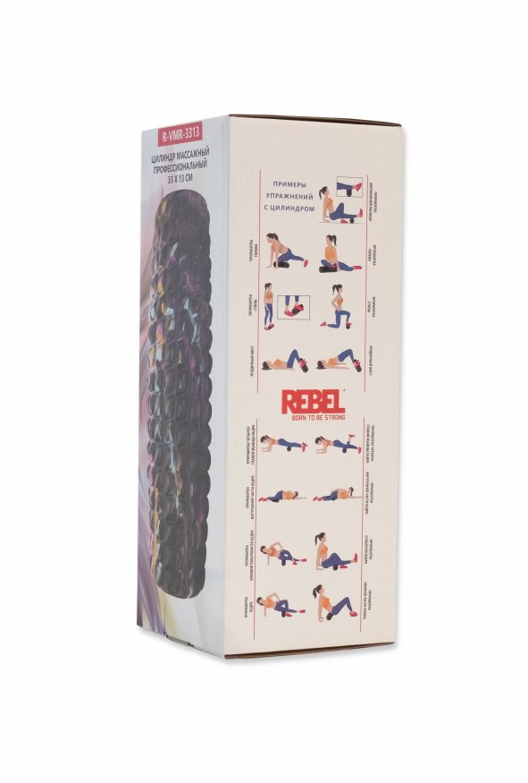 Цилиндр массажный профессиональный 33 х 13 см REBEL