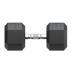 Гантель гексагональная UNIX Fit обрезиненная 22,5 кг, 2 шт.