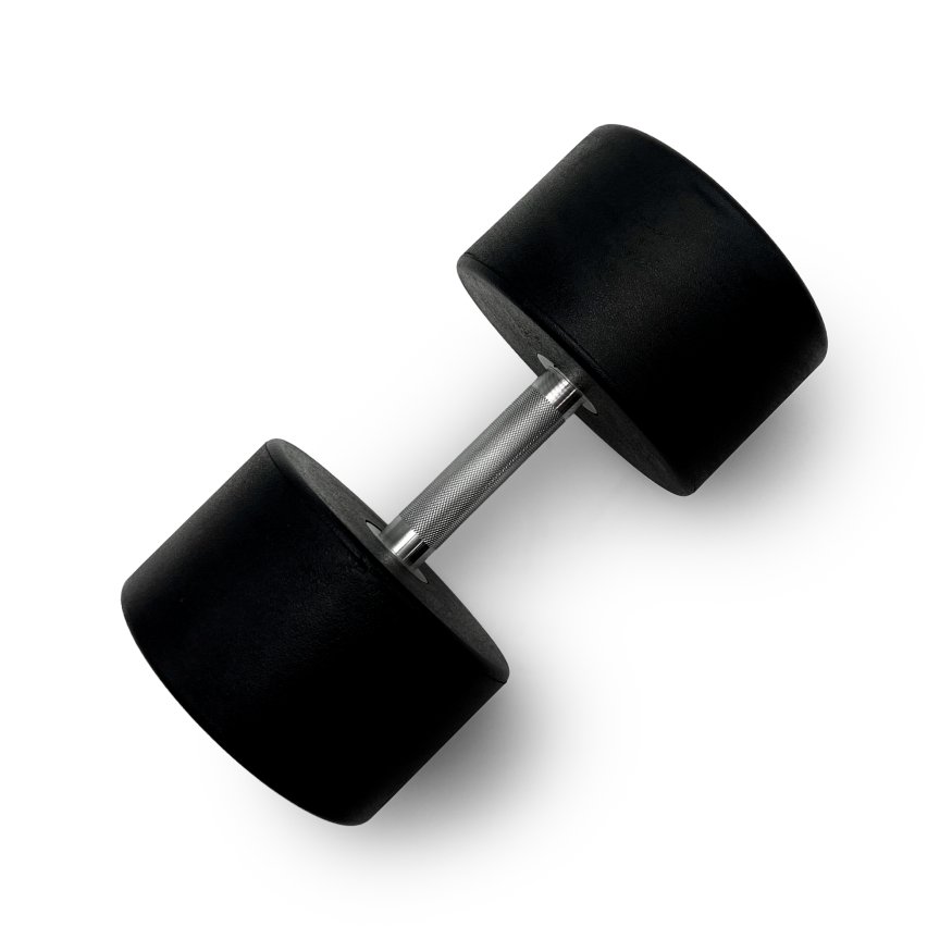 Гантель UNIX Fit PRO круглая обрезиненная 45 кг / шт.