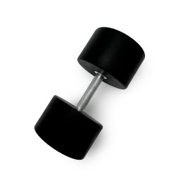 Гантель UNIX Fit PRO круглая обрезиненная 47,5 кг / шт.