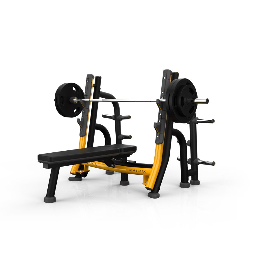  Matrix Fitness Олимпийская горизонтальная скамья с доводчиком Magnum