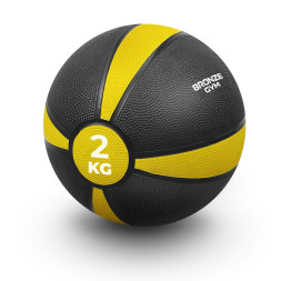 Медбол резиновый BRONZE GYM, 2 кг