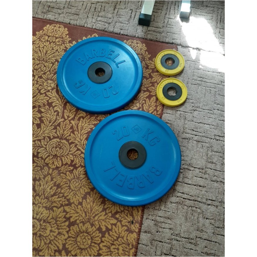 Блин обрезиненный синий MB 20 кг ф50 мм Евро - Классик