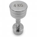 Гантель UNIX Fit PRO круглая хромированная 4 кг / шт.