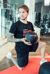 Мяч тренировочный черный 2 кг