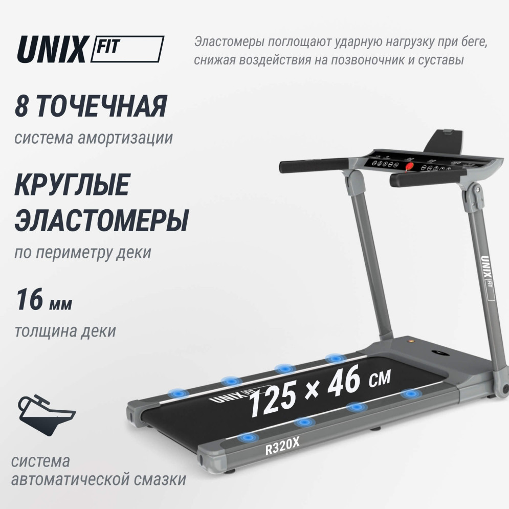 Беговая дорожка UNIX Fit R-320X