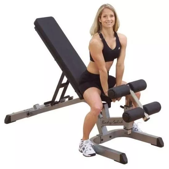 Усиленная силовая скамья с регулируемым углом наклона BodySolid GFID71