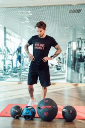 Мяч тренировочный черный 3 кг