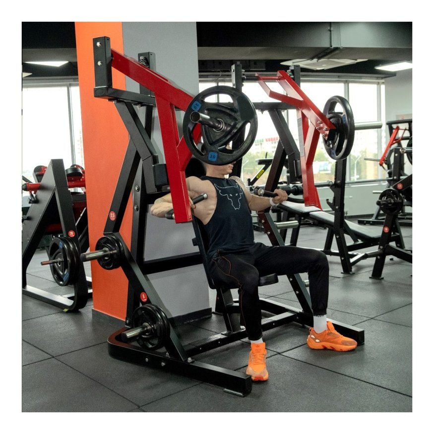 Грудной жим на свободных весах Protrain PP126