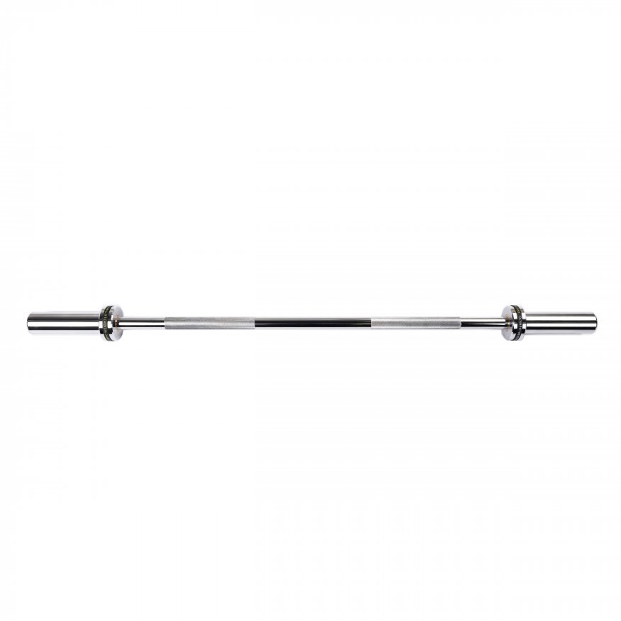 Гриф для штанги олимпийский 1250 мм (до 150 кг, замки-пружины) D50 мм PROFI-FIT