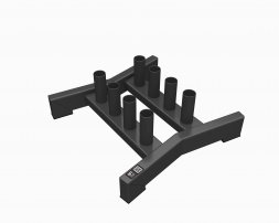 Держатель для 8 олимпийских грифов напольный вертикальный