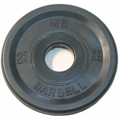 Блин обрезиненный черный MB 2.5 кг ф50 мм Евро - Классик