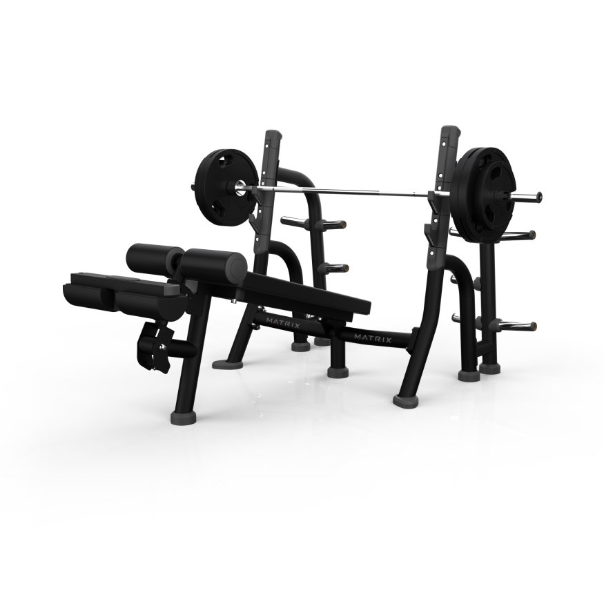  Matrix Fitness Олимпийская скамья с отрицательным наклоном Magnum