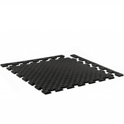 Мат-пазл повышенной плотности, 48 х 48 см, 8 мм, чёрный